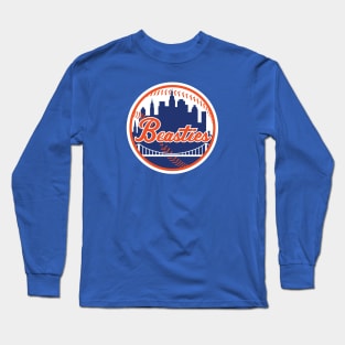 Mets vs Beasties Mashup Long Sleeve T-Shirt